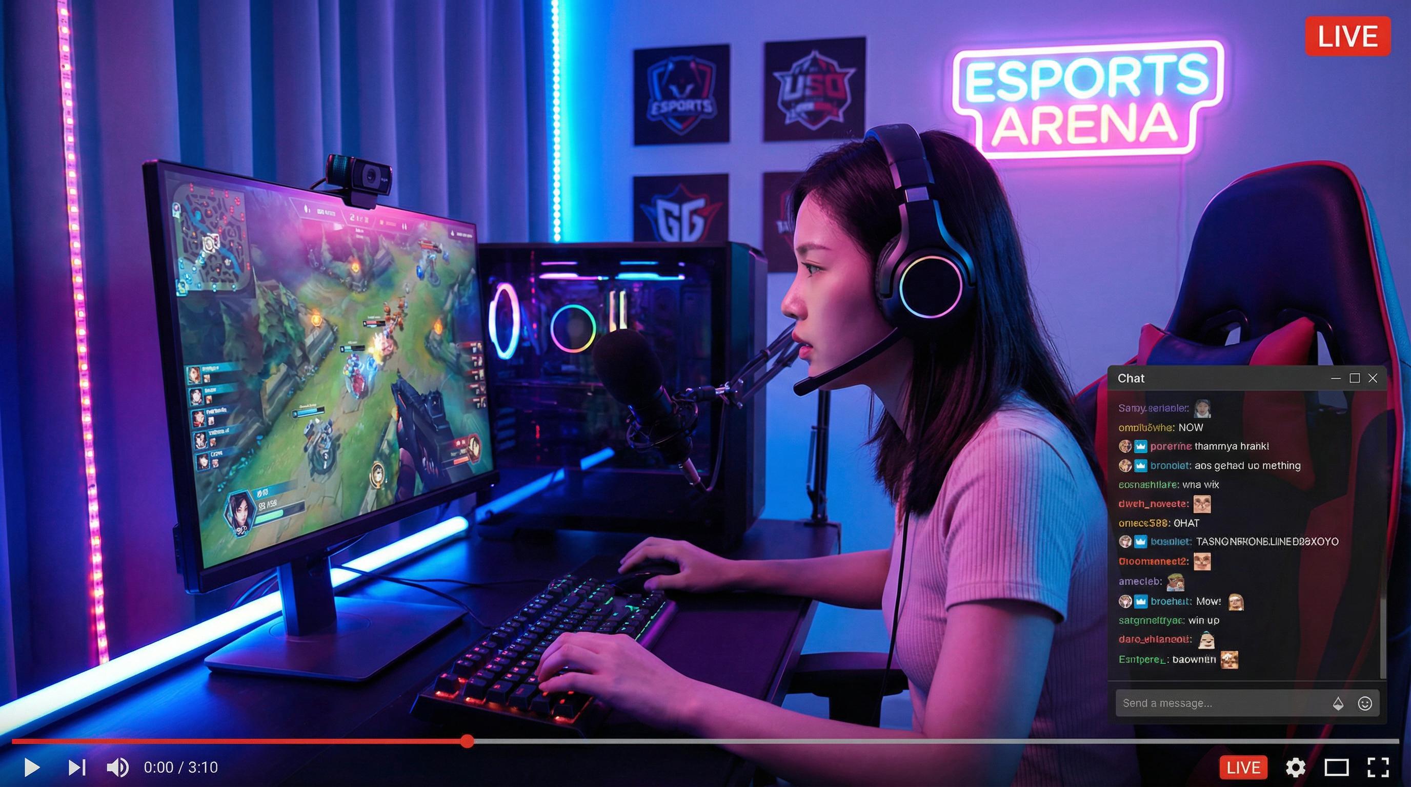 国产视频游戏直播视频